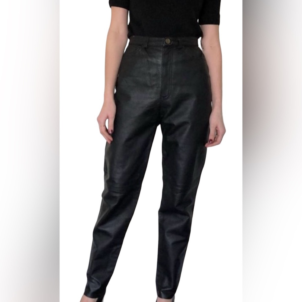 Bagatelle High Waist Leather Pants Size 6